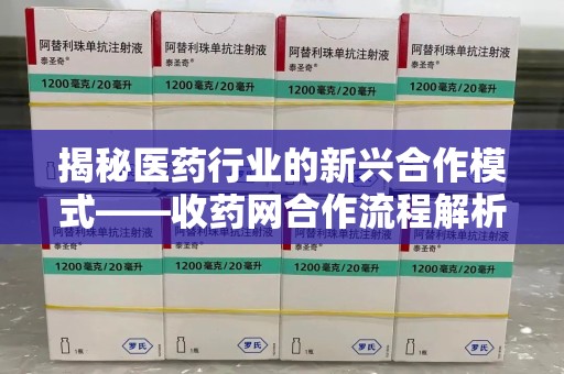 宿迁揭秘医药行业的新兴合作模式——收药网合作流程解析